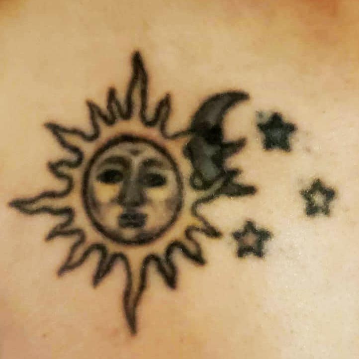 Sun, moon and stars — the HiTsuki-Hoshi mark